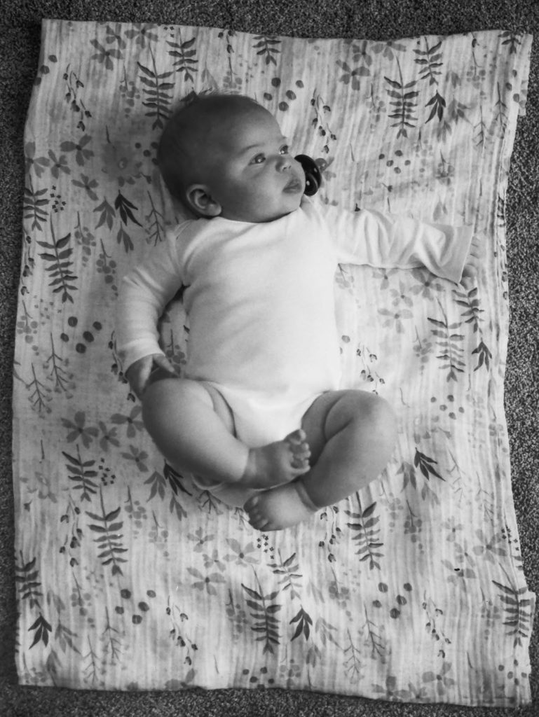 Baby portrait taken with Zenza Bronica ETRSi