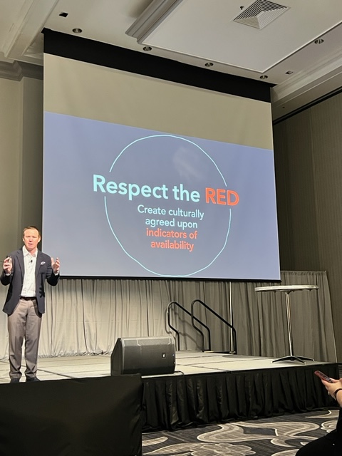 respect the red presentation